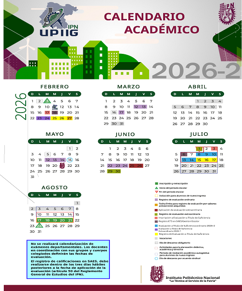 Calendario Escolar 26-2